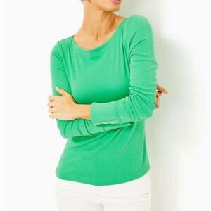 Lilly Pulitzer Jadah Knit Top Spearmint